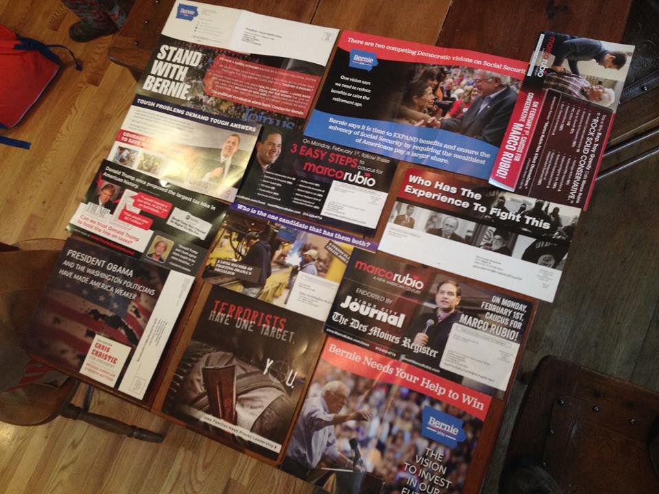 A week's worth of political mailers